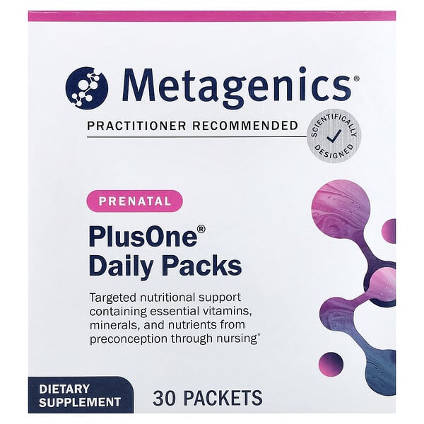 Metagenics, PlusOne®, Daily Prenatal Packs, 30 Packets