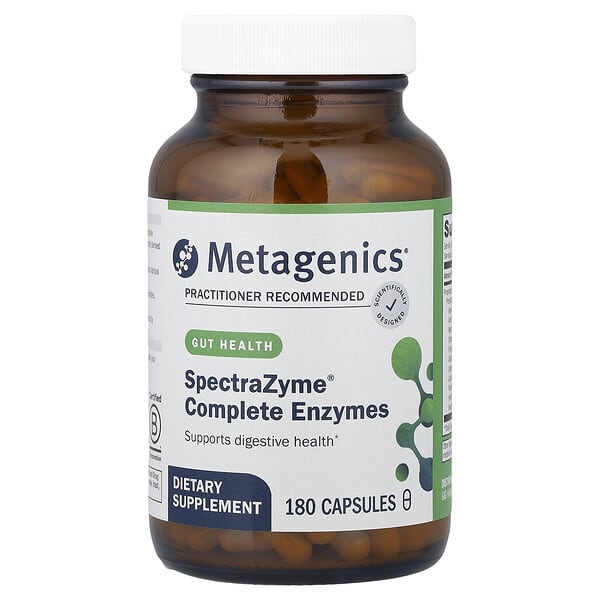Metagenics, SpectraZyme® Complete Enzymes, 180 Capsules