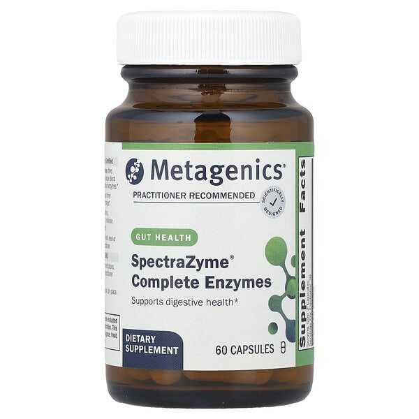 Metagenics, SpectraZyme® Complete Enzymes, 60 Capsules