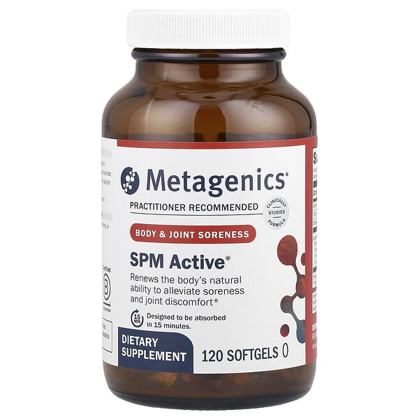 Metagenics, SPM Active®, Body & Joint Soreness, 120 Softgels