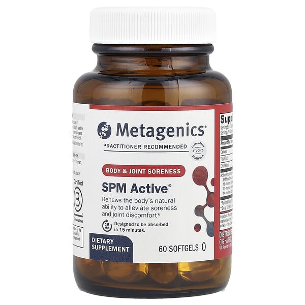 Metagenics, SPM Active®, Body & Joint Soreness, 60 Softgels