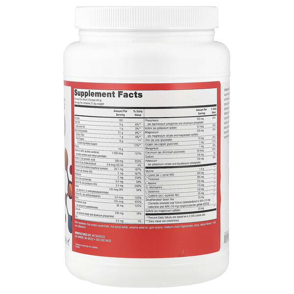 Alternative view of Metagenics, UltraClear Plus® pH Detox Powder, Vanilla, 2 lb 0.59 oz (924 g)