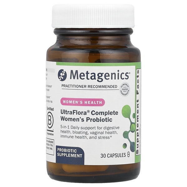Metagenics, UltraFlora® Complete Women's Probiotic, Women's Health, 30 Capsules
