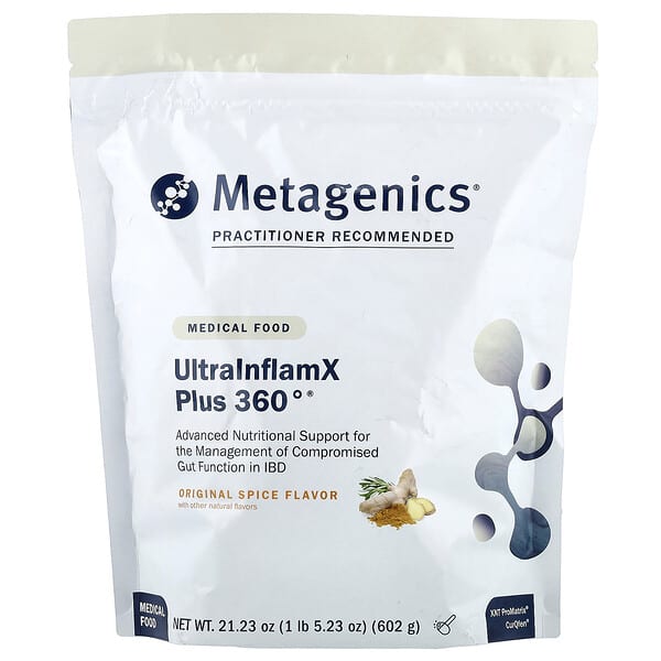 Metagenics, UltralnflamX Plus 360°®, Medical Food, Original Spice, 21.23 oz (602 g)