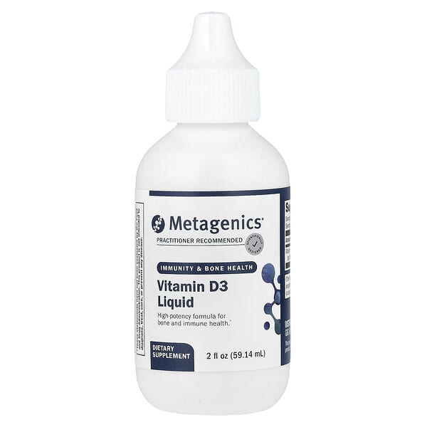 Metagenics, Vitamin D3 Liquid, 2 fl oz (59.14 ml)