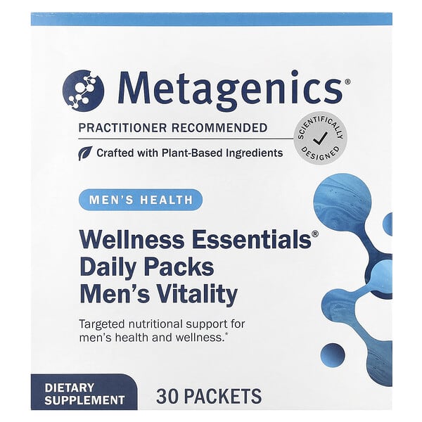 Metagenics, Wellness Essentials® Daily Packs Men's Vitality, 30 Packets