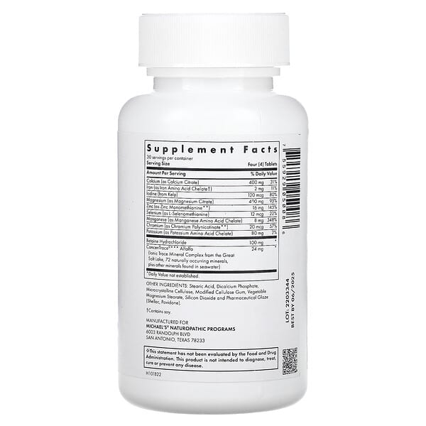 Alternative view of Michael's Health, Essential Minerals, 120 Vegetarian Tablets