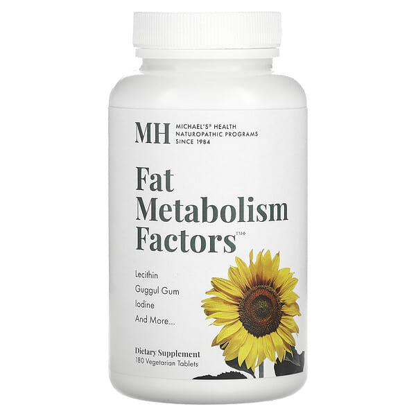 Michael's Health, Fat Metabolism Factors, 180 Vegetarian Tablets