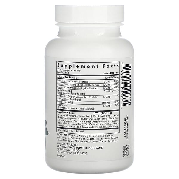Alternative view of Michael's Health, For Women's Changes, 90 Vegetarian Tablets