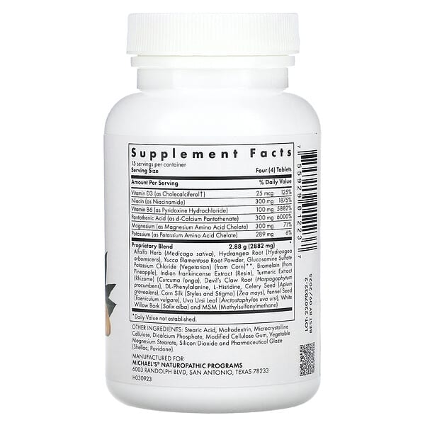 Alternative view of Michael's Health, Joint Mobility Factors, 60 Vegetarian Tablets