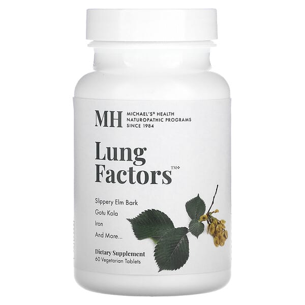 Michael's Health, Lung Factors, 60 Vegetarian Tablets