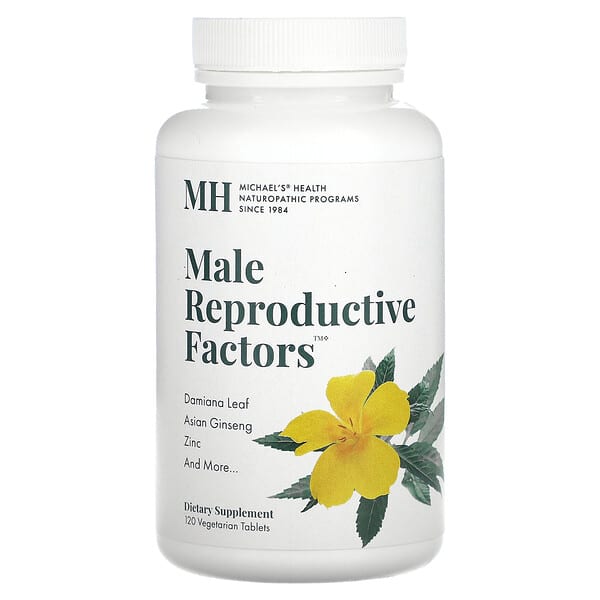 Michael's Health, Male Reproductive Factors, 120 Vegetarian Tablets 4 Michael's Health, Male Reproductive Factors, 120 Vegetarian Tablets