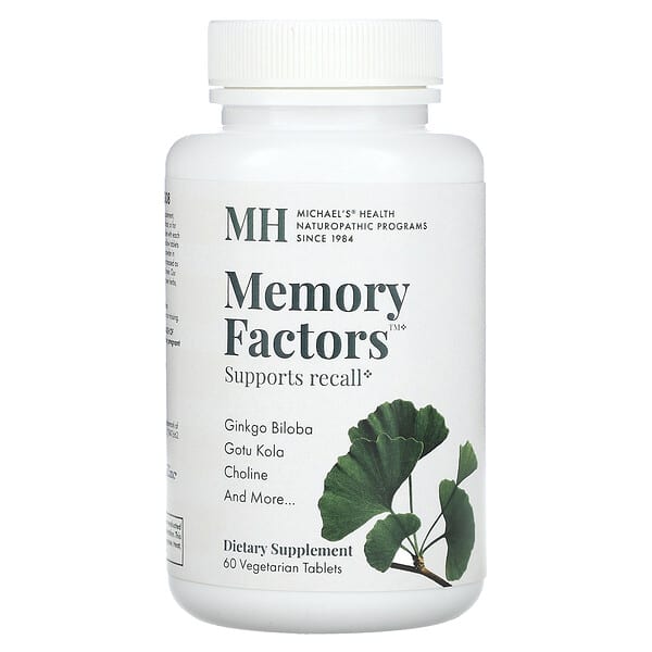 Michael's Health, Memory Factors, 60 Vegetarian Tablets