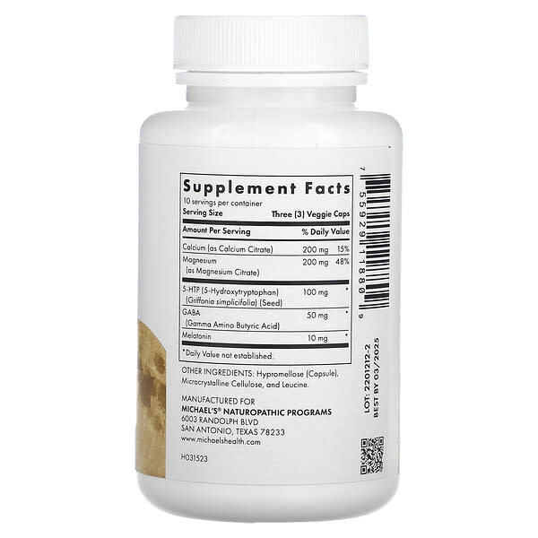 Alternative view of Michael's Health, Sleep Factors, 30 Vegan Capsules