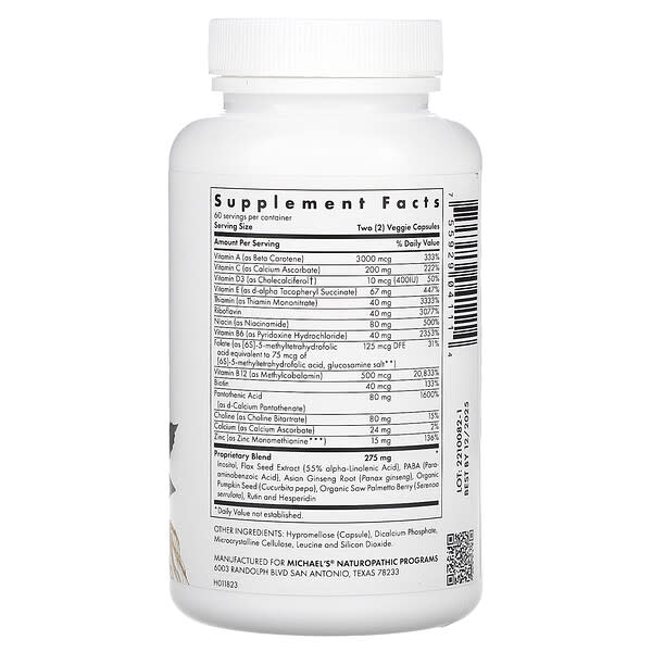 Alternative view of Michael's Health, Teen Boys Multivitamin, 120 Vegetarian Capsules