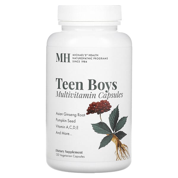 Michael's Health, Teen Boys Multivitamin, 120 Vegetarian Capsules