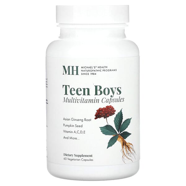 Michael's Health, Teen Boys Multivitamin, 60 Vegetarian Capsules