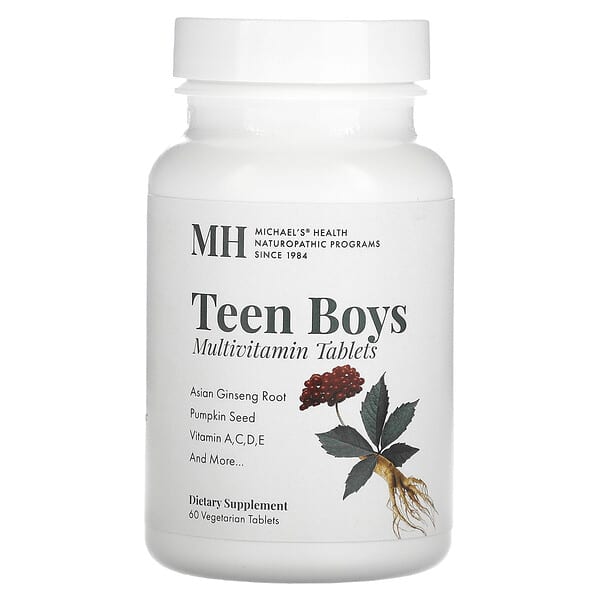 Michael's Health, Teen Boys Multivitamin, 60 Vegetarian Tablets