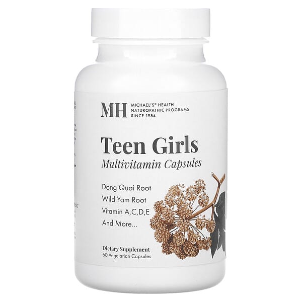 Michael's Health, Teen Girls Multivitamin, 60  Vegetarian Capsules
