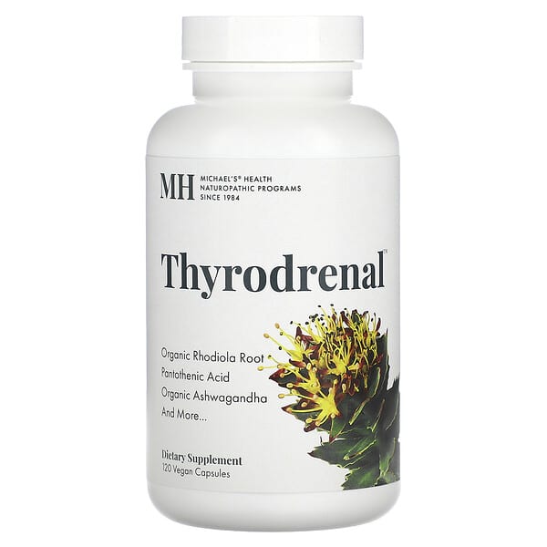 Michael's Health, Thyrodrenal, 120 Vegan Capsules