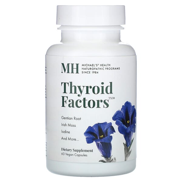 Michael's Health, Thyroid Factors, 60 Vegan Capsules