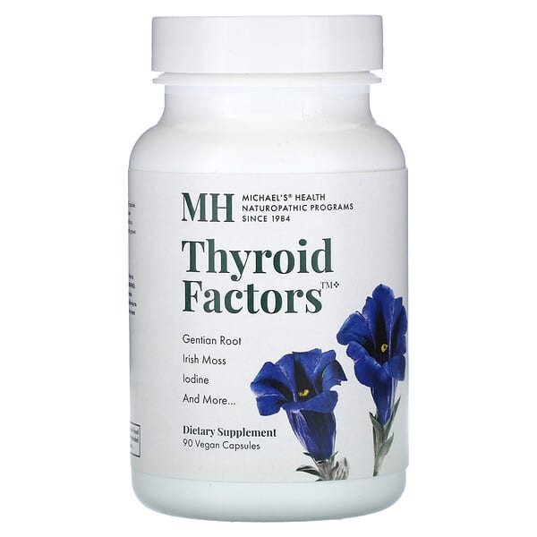 Michael's Health, Thyroid Factors, 90 Vegan Capsules