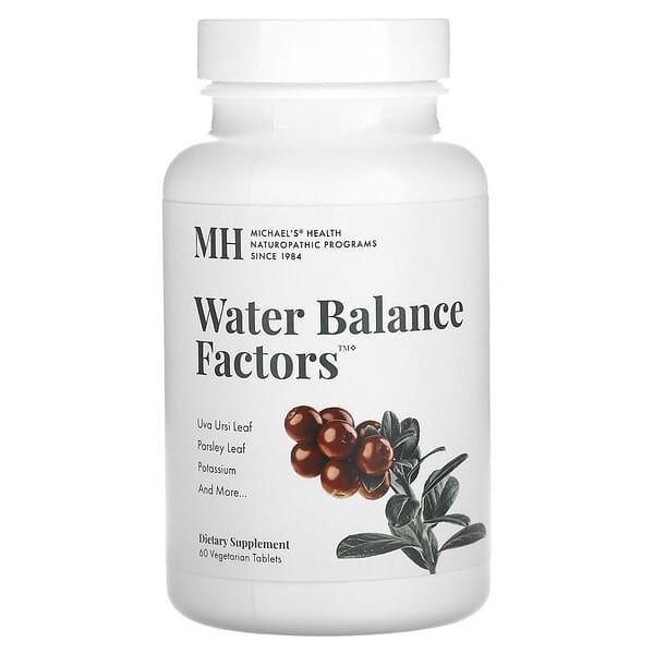 Michael's Health, Water Balance Factors, 60 Vegetarian Tablets