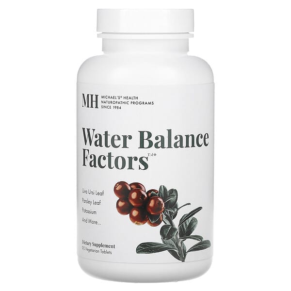 Michael's Health, Water Balance Factors, 90 Vegetarian Tablets