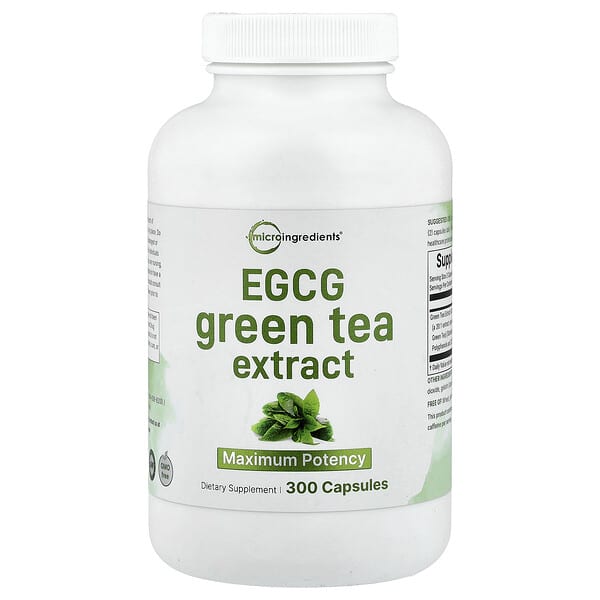 Micro Ingredients, EGCG Green Tea Extract, 300 Capsules (225 mg per Capsule) 2 Micro Ingredients, EGCG Green Tea Extract, 300 Capsules (225 mg per Capsule)