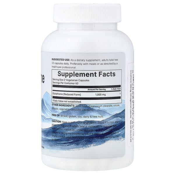 Alternative view of Micro Ingredients, Glutathione, Reduced, 120 Vegetarian Capsules (500 mg per Capsule)