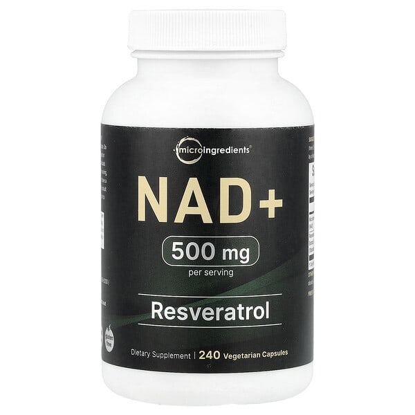 Micro Ingredients, NAD+, 240 Vegetarian Capsules