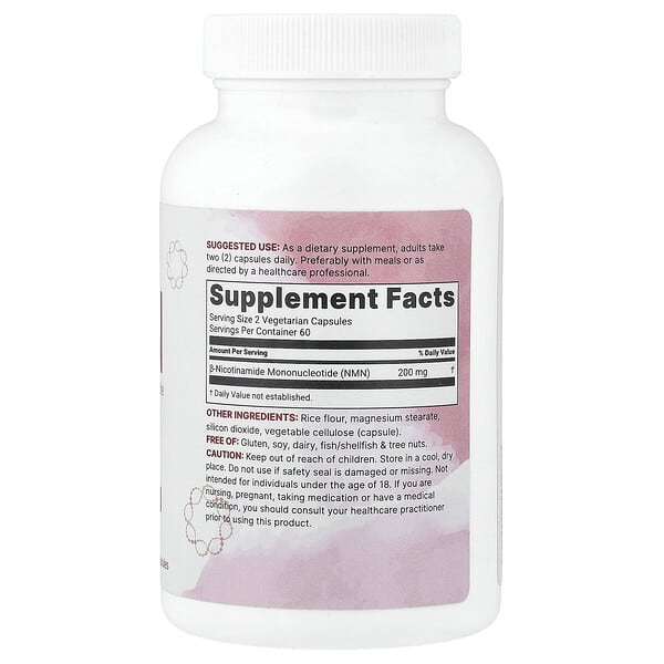 Alternative view of Micro Ingredients, NMN, 120 Vegetarian Capsules (100 mg per Capsule)