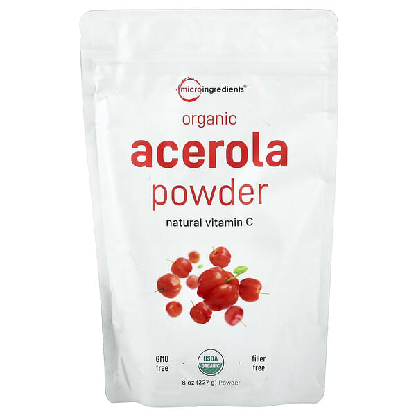 Micro Ingredients, Organic Acerola Powder, 8 oz (227 g)