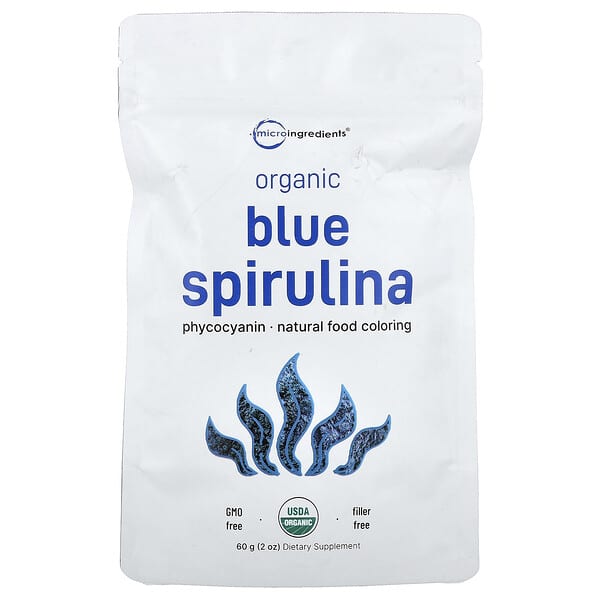 Micro Ingredients, Organic Blue Spirulina, 2 oz (60 g)