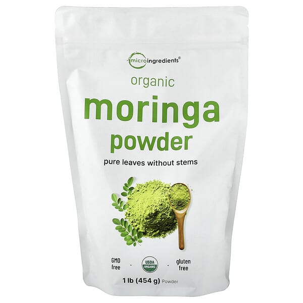 Micro Ingredients, Organic Moringa Powder, 1 lb (454 g)