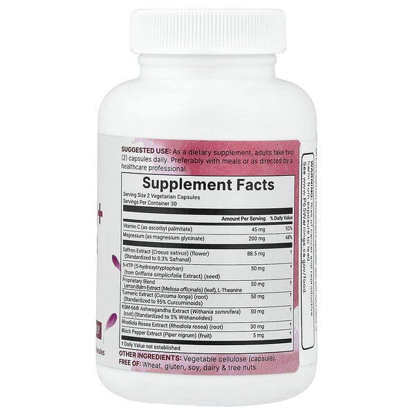 Alternative view of Micro Ingredients, Saffron+ Advanced, 60 Vegetarian Capsules