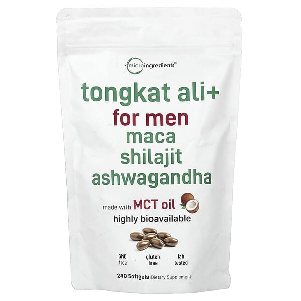 Micro Ingredients, Tongkat Ali+ For Men, 240 Softgels