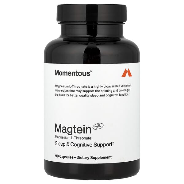 Momentous, Magtein®, 90 Capsules (48 mg per Capsule) 2 Momentous, Magtein®, 90 Capsules (48 mg per Capsule)