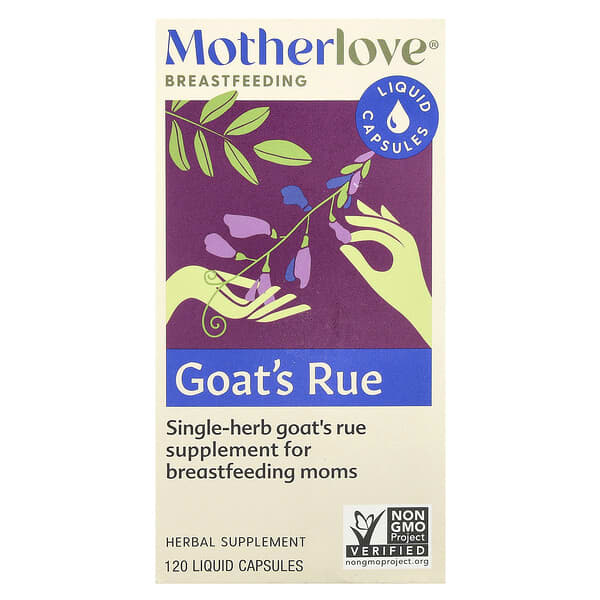 Motherlove, Breastfeeding, Goat's Rue, 120 Liquid Capsules (525 mg per Capsule)