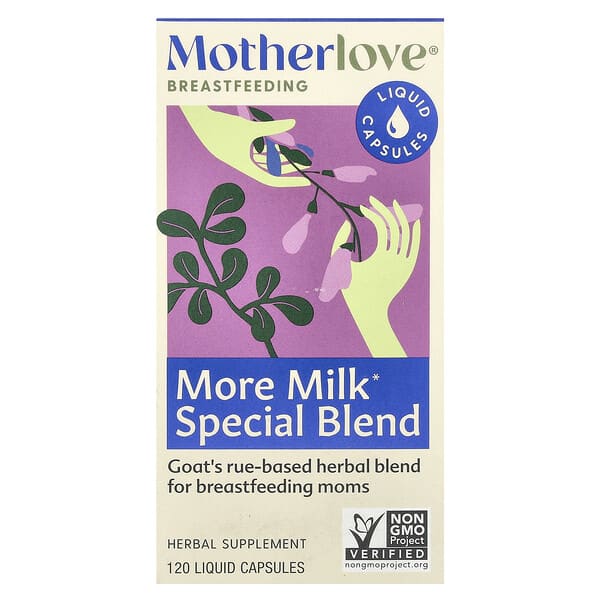 Motherlove, Breastfeeding, More Milk Special Blend, 120 Liquid Capsules 2 Motherlove, Breastfeeding, More Milk Special Blend, 120 Liquid Capsules