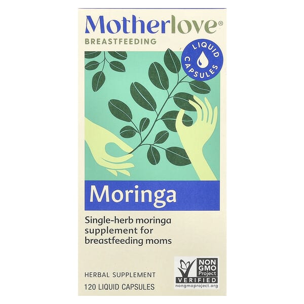 Motherlove, Breastfeeding, Moringa, 120 Liquid Capsules (579 mg per Capsule) 4 Motherlove, Breastfeeding, Moringa, 120 Liquid Capsules (579 mg per Capsule)