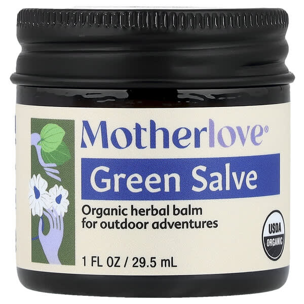 Motherlove, Green Salve, 1 fl oz (29.5 ml)