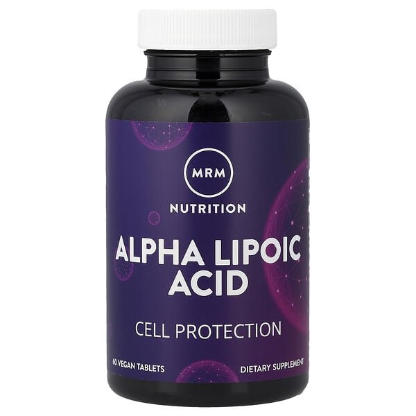 MRM Nutrition, Alpha Lipoic Acid, 60 Vegan Tablets (300 mg per Tablet)