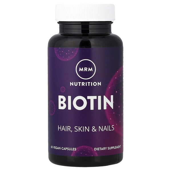 MRM Nutrition, Biotin, 60 Vegan Capsules (5,000 mcg per Capsule)