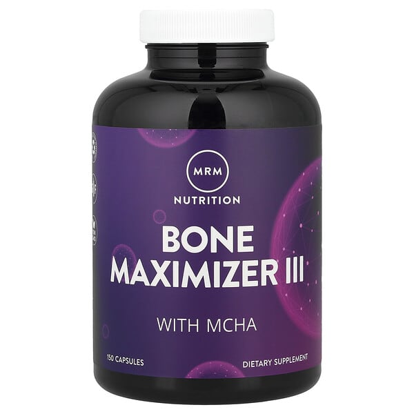 MRM Nutrition, Bone Maximizer III with MCHA, 150 Capsules