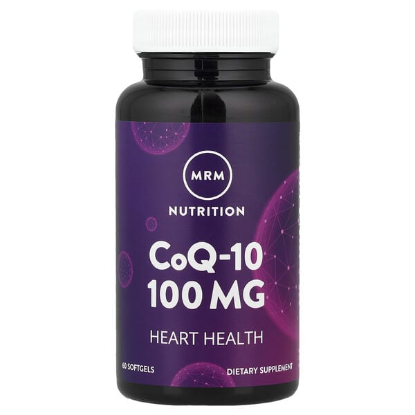 MRM Nutrition, CoQ-10, 60 Softgels 2 MRM Nutrition, CoQ-10, 60 Softgels