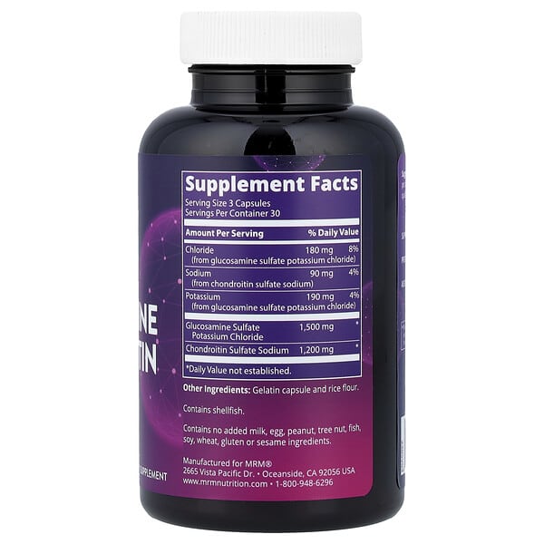 Alternative view of MRM Nutrition, Glucosamine Chondroitin, 90 Capsules