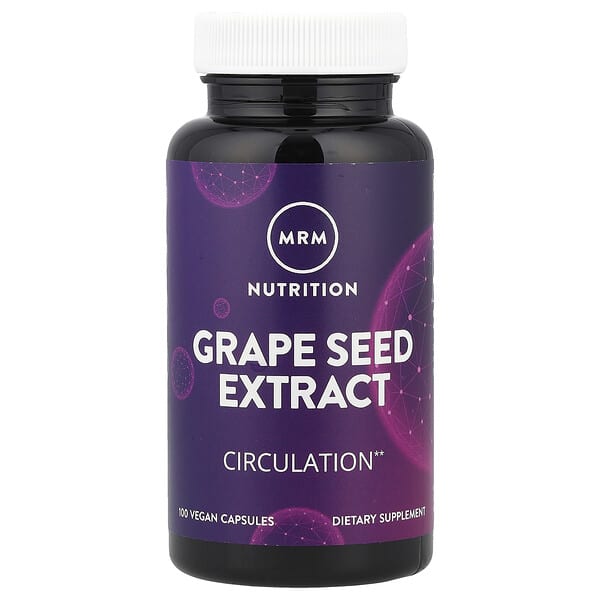 MRM Nutrition, Grape Seed Extract, 100 Vegan Capsules (120 mg per Capsule)