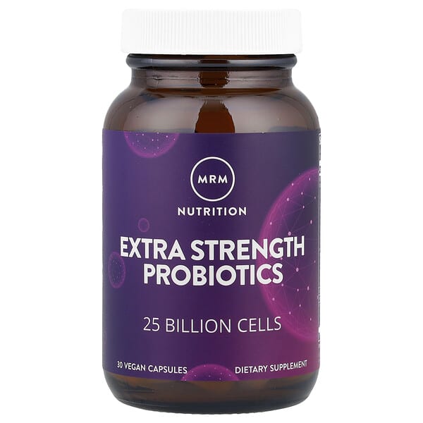 MRM Nutrition, Probiotics, 25 Billion Cells, 30 Vegan Capsules