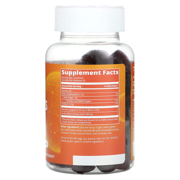 Alternative view of MRM Nutrition, Probiotics Gummies, Strawberry & Raspberry, 60 Gummies (1 Billion CFU per Gummy)